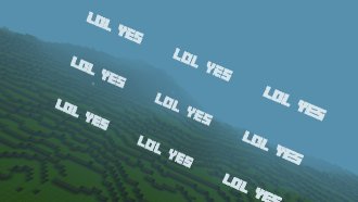 lol minecraft yes