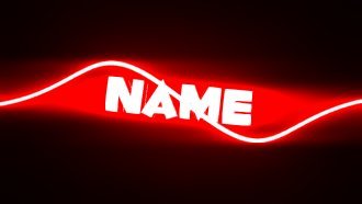 Free Intro Name Template Fire Panzoid