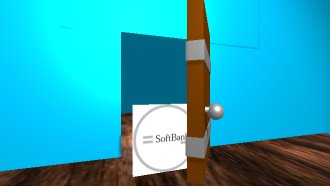 Softbank Scraed of the door - Panzoid